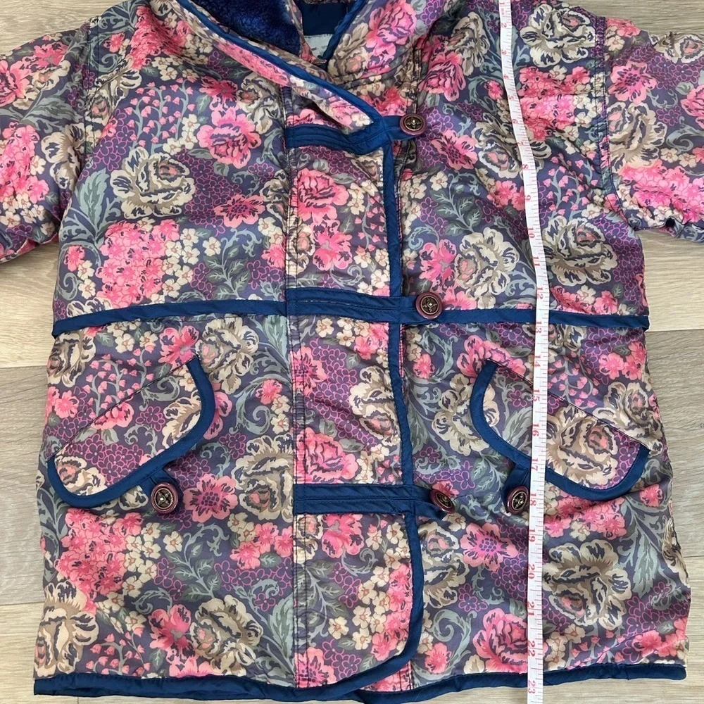 Vintage 90s French Toast floral puffer jacket